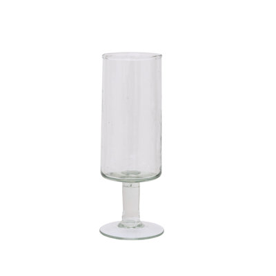 Lowen Champagne Glass Hammered Transparent