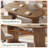 63-inch Large Oval Solid Wood Desk