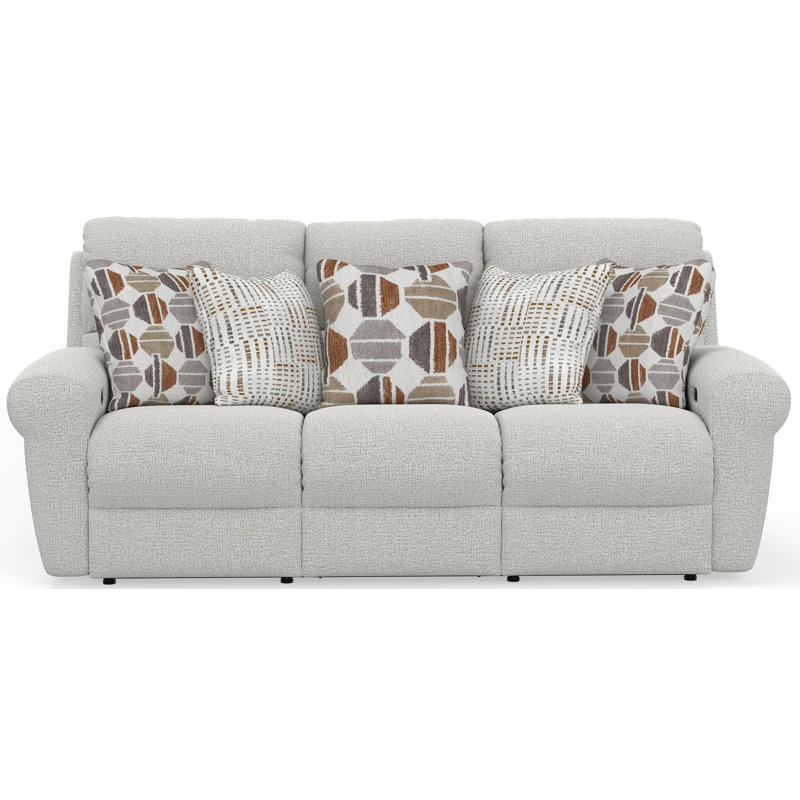 Canapé inclinable électrique Argent, Cream