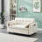 Corduroy Upholstered Convertible Sleeper Sofa-228361652