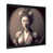 Impression noire sur toile encadrée sélectionné