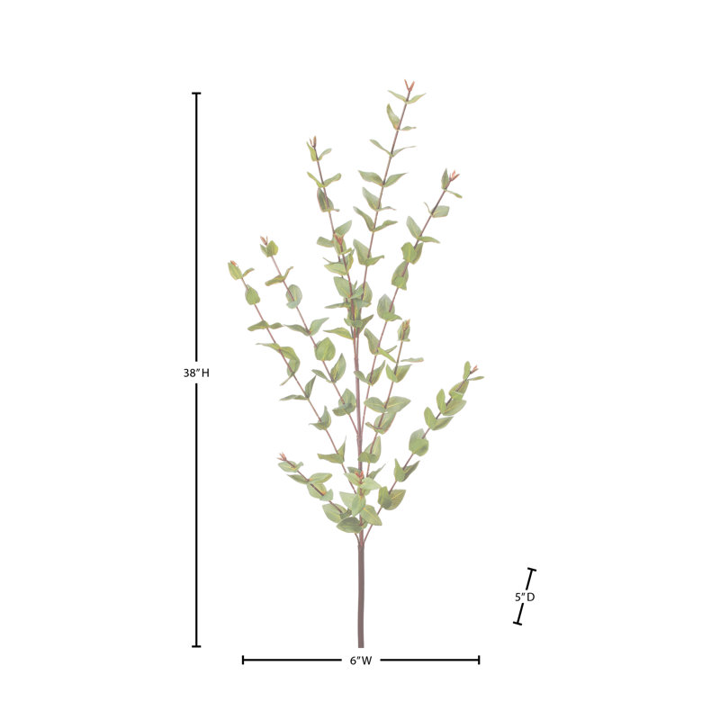 38" Natural Touch Mini Eucalyptus Spray 