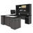 Ocke U-Shaped Executive Desk with Power Outlet-894319874