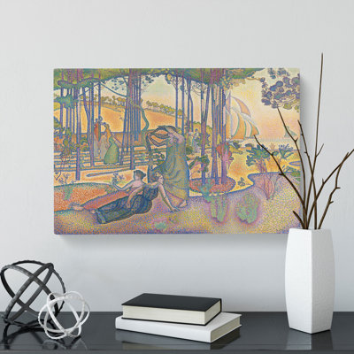 The Evening Air by Henri-Edmond Cross - Wrapped Canvas Painting