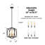 Luminaire suspendu pour cuisine 4 lumières Tressia-115281075