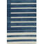 Rug & Kilim’S Contemporary Dhurrie Rug In Dark Blue And White Stripes-1342604060