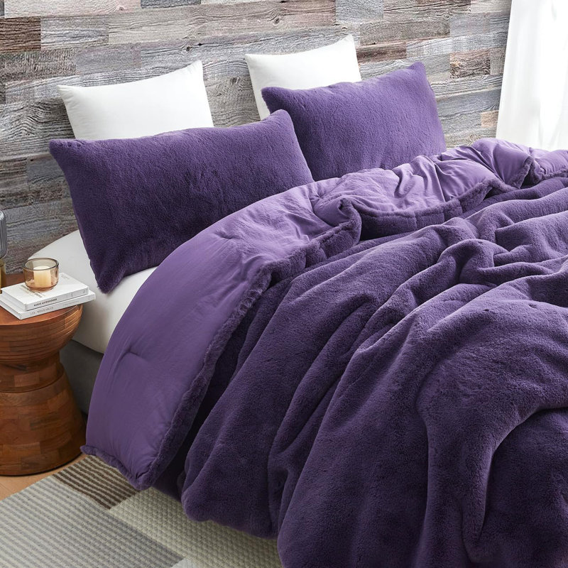 Chunky Bunny Some Like It Cold - Ensemble de housse de couette surdimensionné Coma Inducteur - Mauve foncé