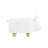 Thumper Rabbit Storage Stool in White