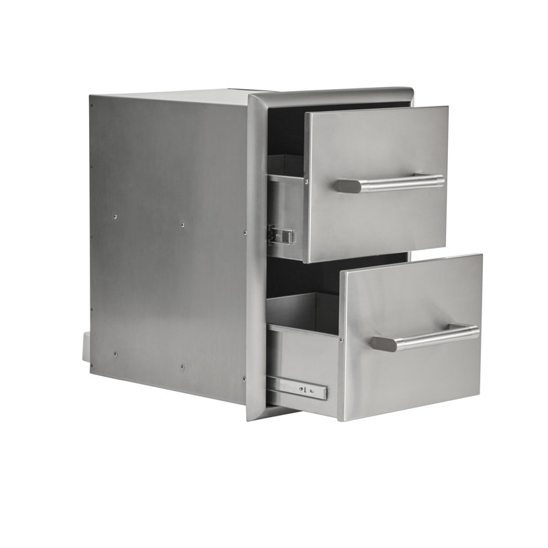 Coyote 16" Double Drawer Cabinet