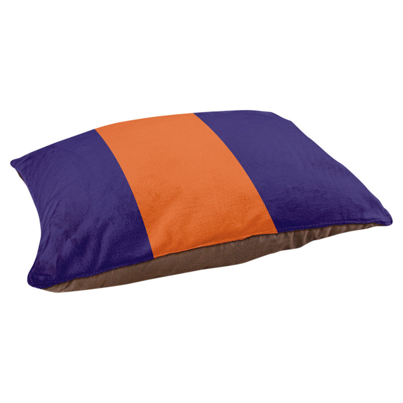 Coussin Atlanta, Grand (l 40 po x P 30 po x H 6,5 po), Purple/Orange/Purple