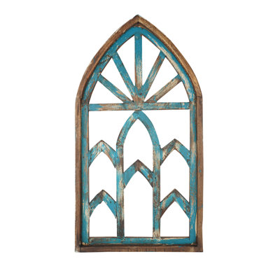 Handmade Boho Buildings & Architecture Wall Decor on Wood
