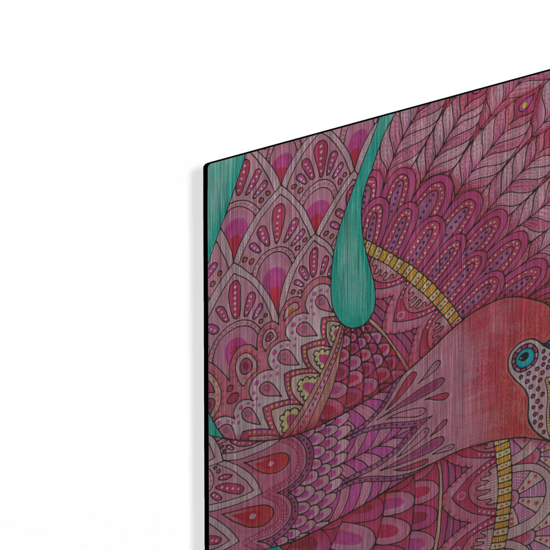 Bayou Breeze 'Tropical Paradise 33' by Hello Angel Metal Wall Art, 12" H x 12" W
