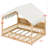 House-Shaped Daybed With Fense-1394894598