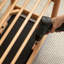 Banc à chaussures en bois massif naturel-279749065