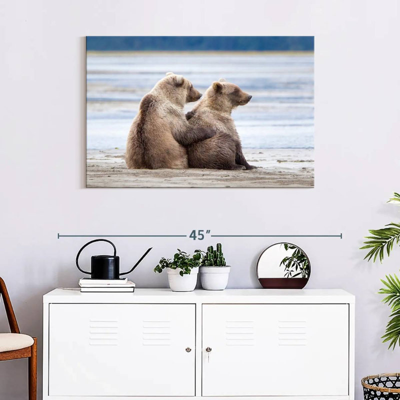 Brampt Bear Cub Siblings, 24" H x 36" W