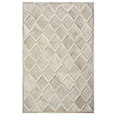 Hebe Sheepskin Geometric Area Rug