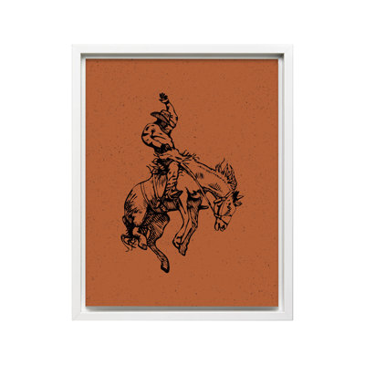 Brown Cowboy Horseback