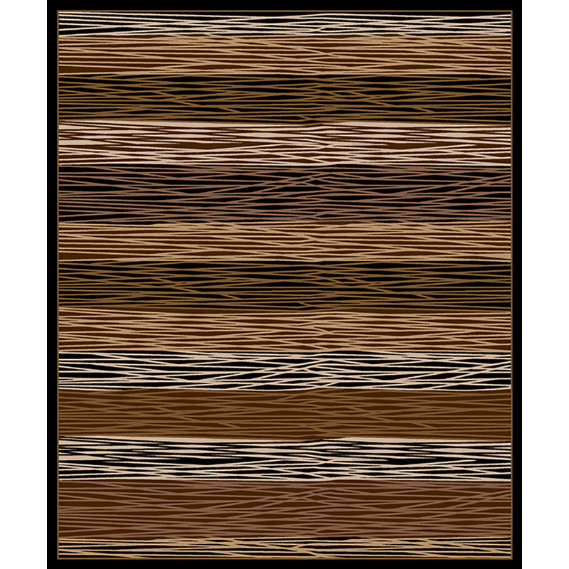Tapis brun clair tissé à la machine Mackenzie, Rectangle 5 pi x 8 pi