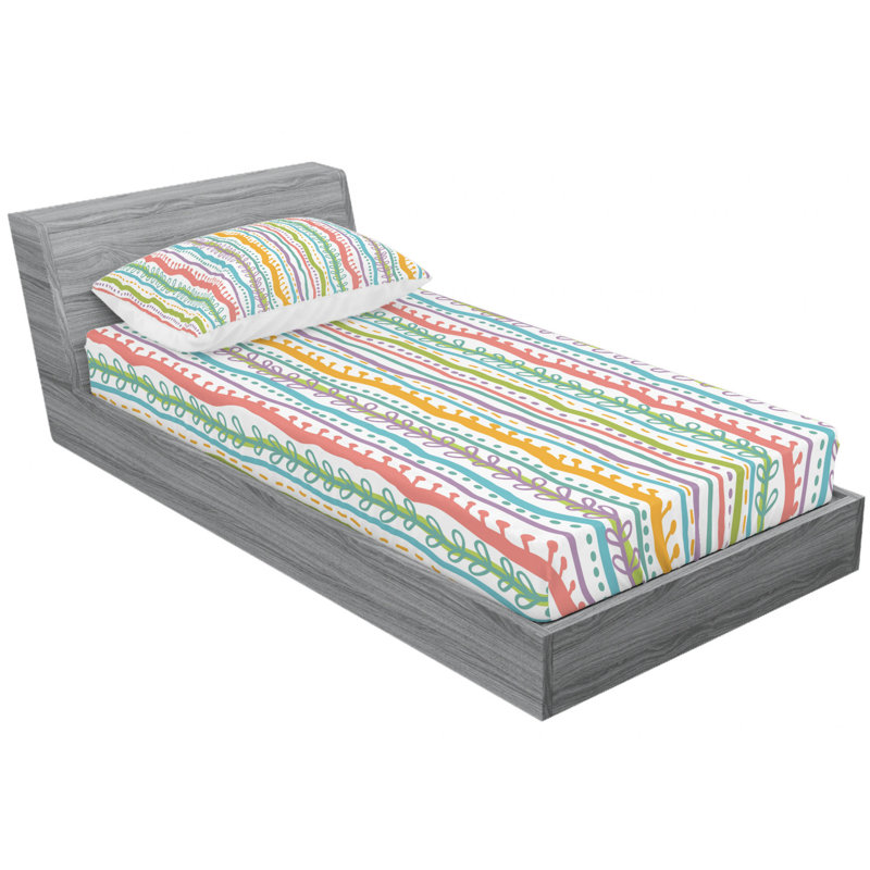 Microfiber Geometric Sheet Set, Twinxl, Pattern 2