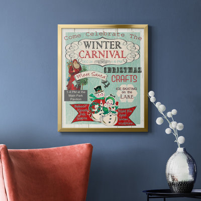 Bright Christmas Carnival - seul cadre imprimé