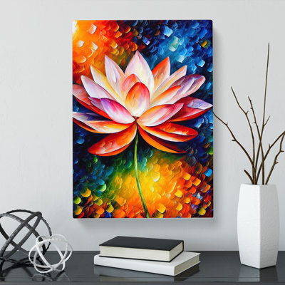 Lotus Flower - Wrapped Canvas