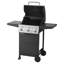Barbecue au gaz propane à 3 brûleurs avec une surface de cuisson de 338 pouces carrés et des tablettes latérales pliables