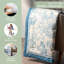 Maison d'Hermine Le Meunier - Plaid bleu 100 % coton - 152 x 203 cm-124343284