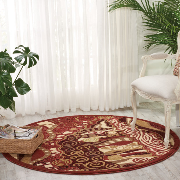 Hyde Red Area Rug