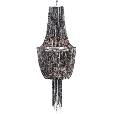 Light Black Chain Hanging Outdoor Entertaining & Lighting