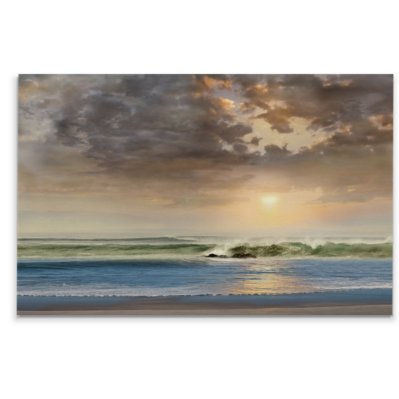 « through the clouds », impression, H 12 po x l 18 po x P 1,5 po, Toile tendue