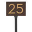 Floating 1-Line Lawn Address Sign-669038509-669038354-659383323