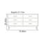 Buffet rétro avec rangement en bois massif-129488006