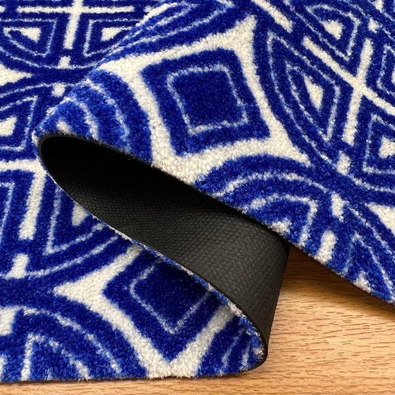 Cobalt Blue Medium Floor Mat, 47" W x 28" L