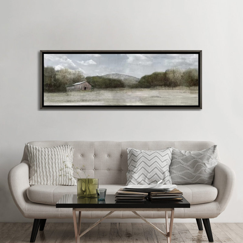 Reproduction d’art sur toile « Country satisfaction détail » par Nan-Panoramic, H 24 po x l 72 po x P 1,5 po