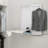 Wall Bulit-In Ironing Board Cabinet with Mirror