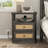 Rattan Nightstands with Storage and Built-in Outlets for Bedroom, 2 Drawers End Side Tables for Living Room,Office-2125145585