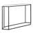 121.9cm Glass Top Console Table-59555919