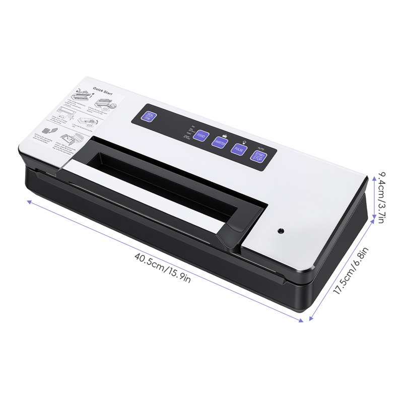 Food Vacuum Sealer Machine with Storage & Built-in Cutter