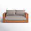 Gazel 63'' Teak Outdoor Loveseat-86504256