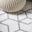 Tapis blanc / gris Amuda Blocks-1841865554