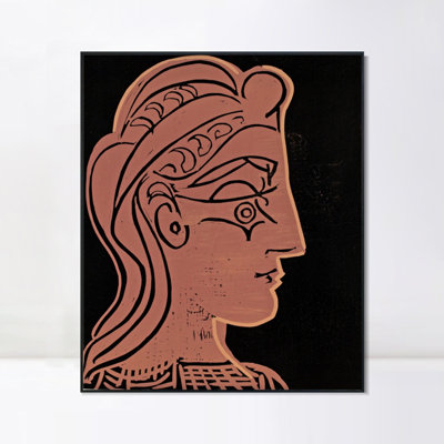 " Woman's profile t-shirt by Pablo Picasso " by Pablo Picasso Print