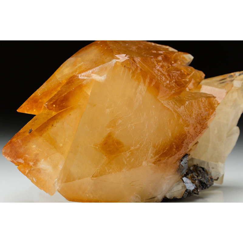 Twinned Golden Calcite Crystal From Elmwood Mine, Tennessee (3.5 Lbs)