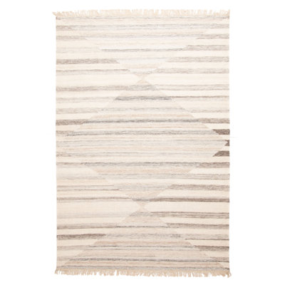 Ankara FW Ivory Kilim 5'2" x 7'9"