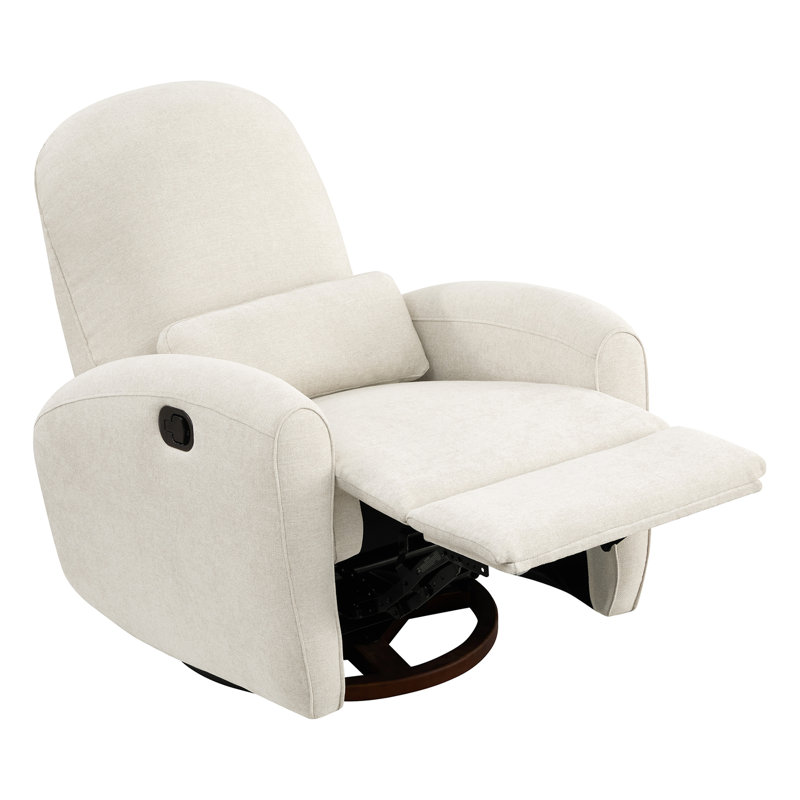Fauteuil inclinable pivotant l 32,6 po Eller, Polyester de lin, Manual - Push Back