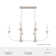 Hunter Southcrest 6 Light Linear Chandelier Ceiling Light Fixture
