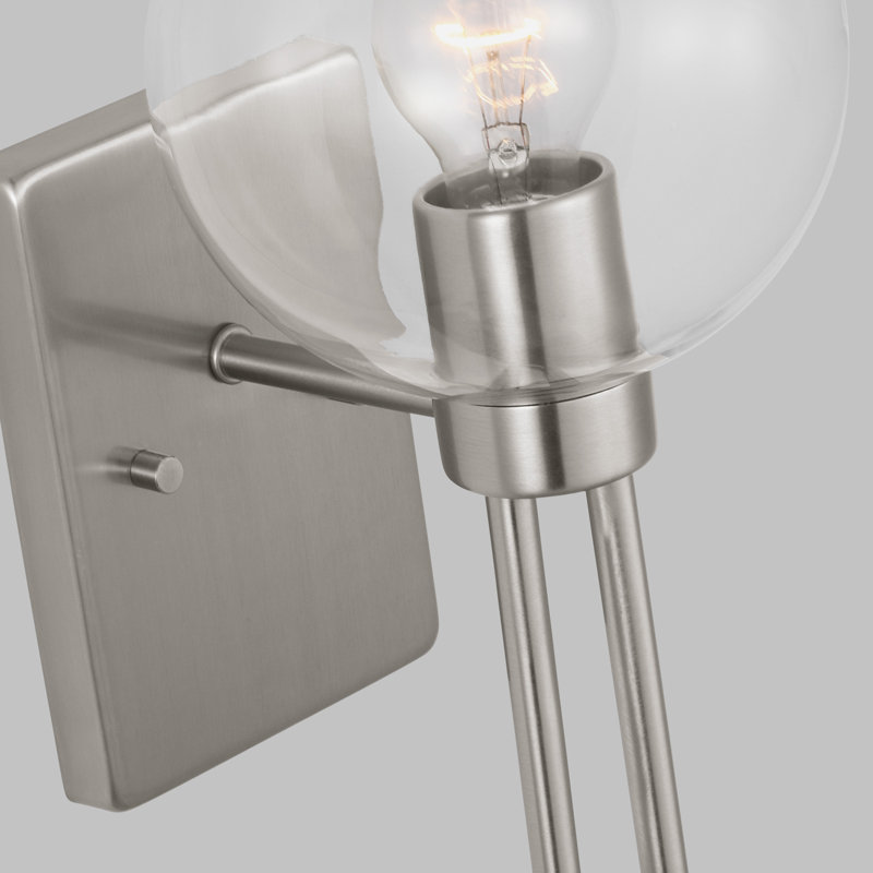 1 - Light Bath Sconce, Brushed Nickel