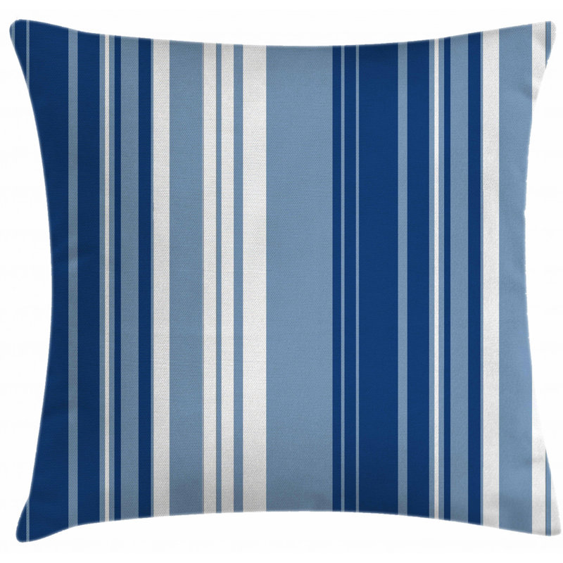 Housse de coussin décoratif 40" à rayures intérieur/extérieur