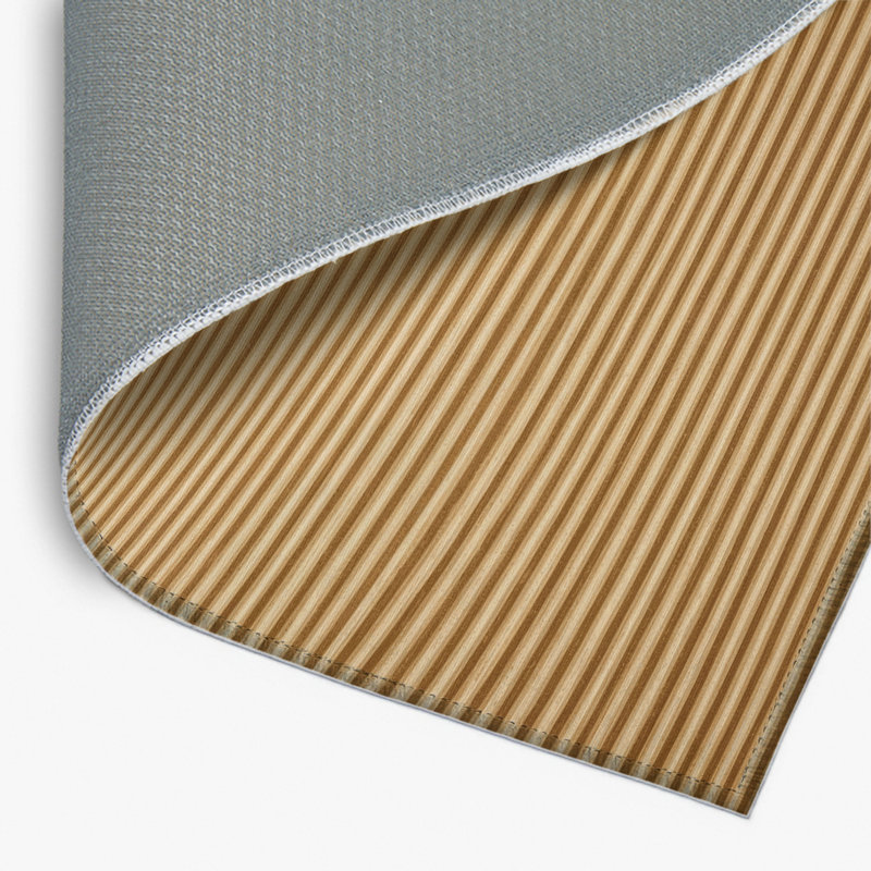 HorizontalStripes Brown Indoor and Outdoor Area Rug, Rectangle 2' x 3'