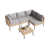 Yellow Frame/Grey Cushion