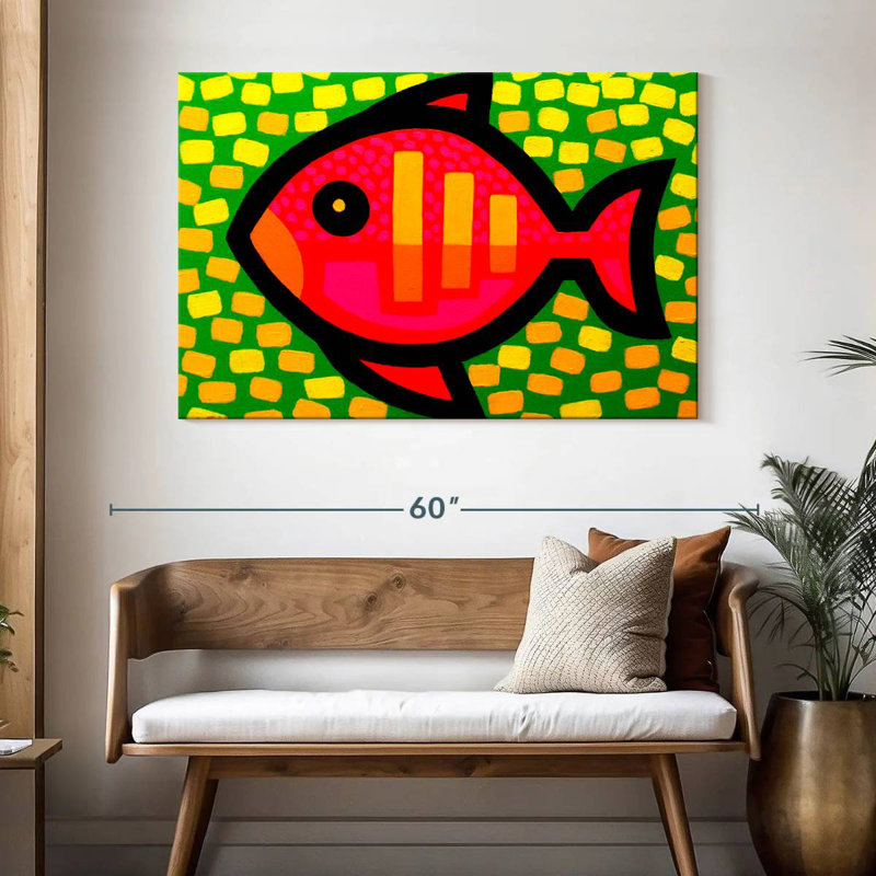 Big Fish, 32" H x 48" W